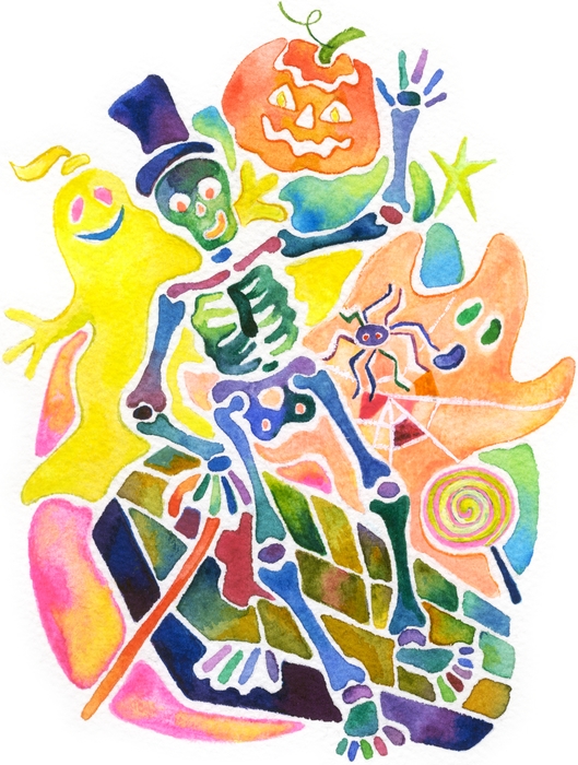 Spooky Halloween Skeletons