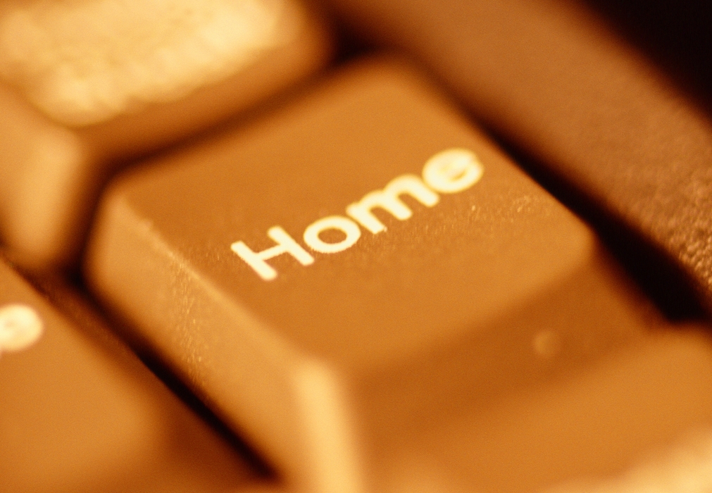 Laptop Keyboard - Close-Up "Home" Key