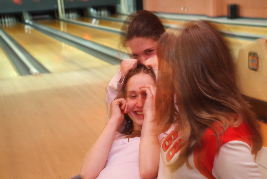 Bowling: Girls Having Fun