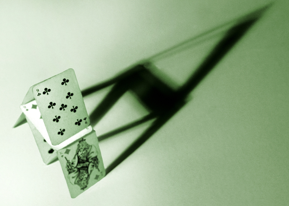 House of Cards with Dramatic Shadow