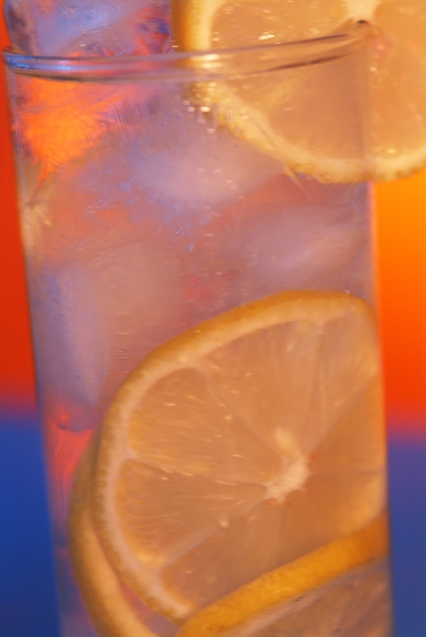 Refreshing Cool Drink with Lemon