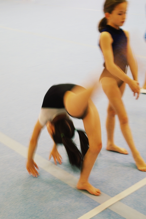 Gymnastics:  Performing The Floor Routine