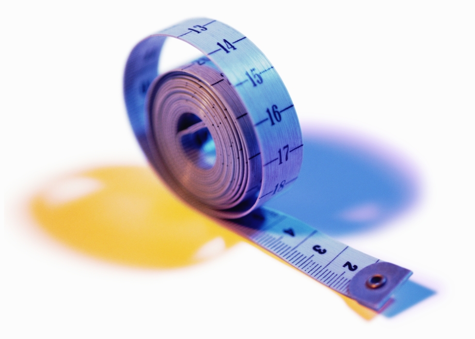 Rolled Measuring Tape