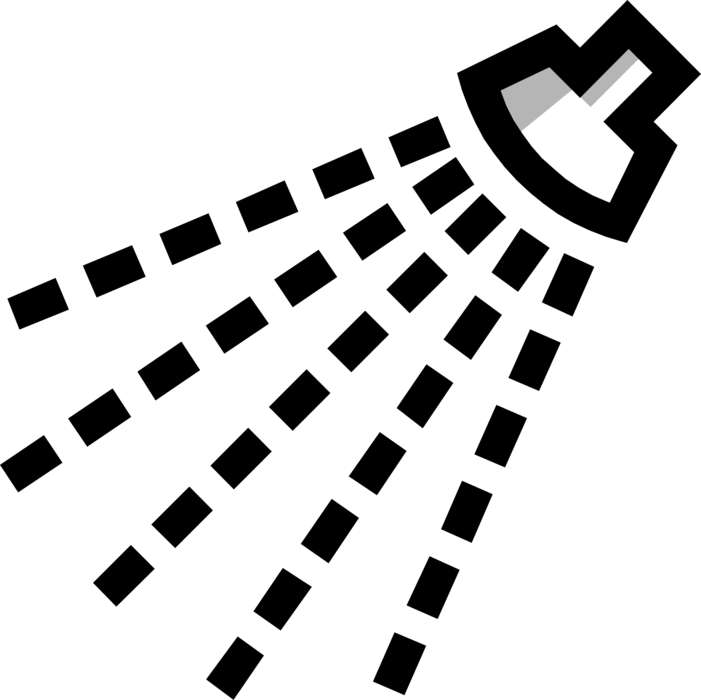 Vector Illustration of Shower Symbol