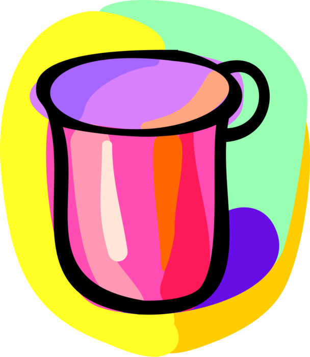 Vector Illustration of Beverage Drinking Cup