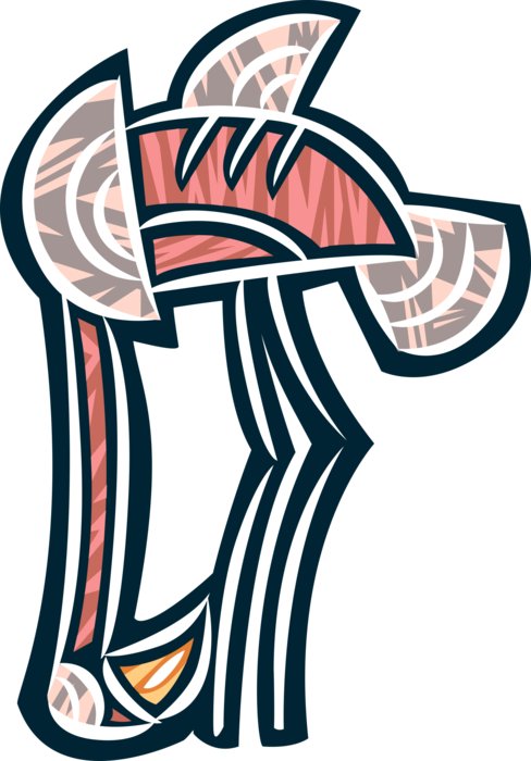 Vector Illustration of Flamingo Bird Symbol