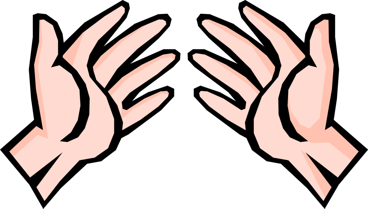 Vector Illustration of Hands Gesture Emptiness