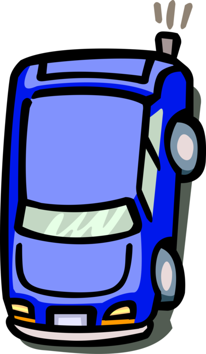 Vector Illustration of Car Automobile Motor Vehicle 