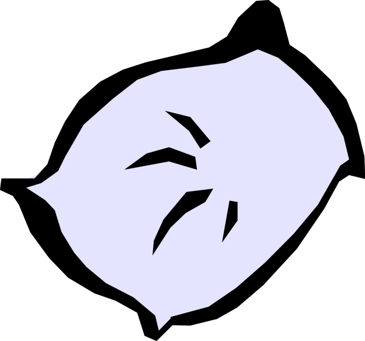 Vector Illustration of Pillow Provides Head Support While Sleeping