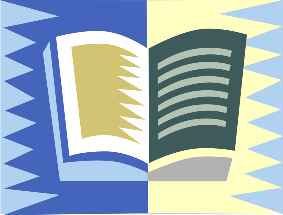 Vector Illustration of Reading Book Symbol