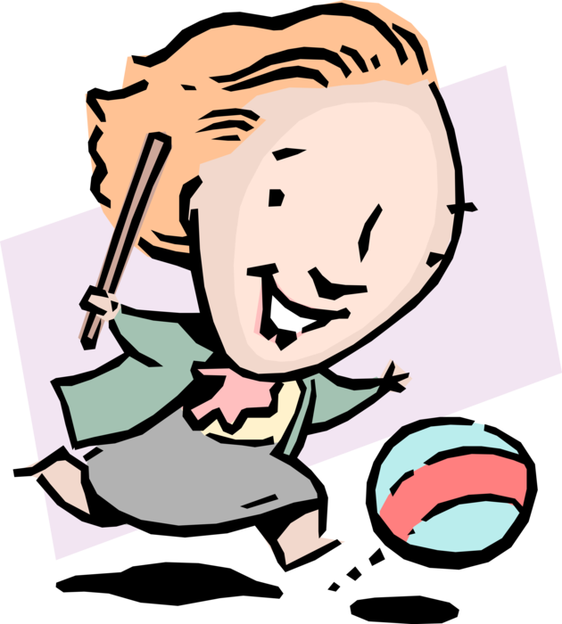 Vector Illustration of Keep the Ball Rolling Idiom Businessman Keeps Things in Play
