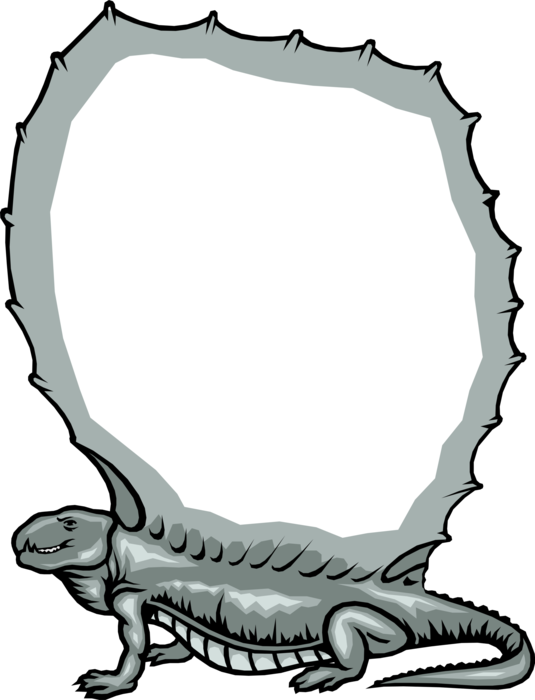Vector Illustration of Reptile Lizard Background