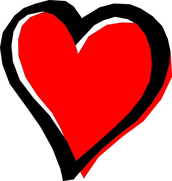Vector Illustration of Romance Love Heart