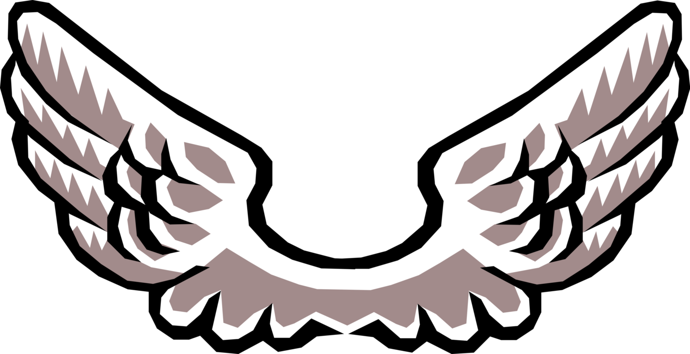 Vector Illustration of Spiritual Angel's Wings