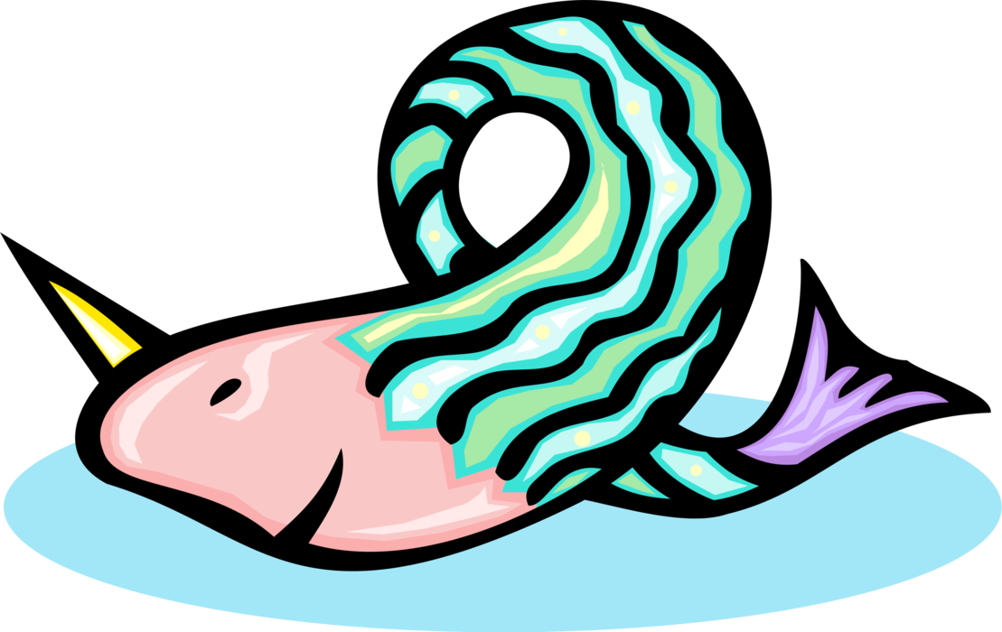 Vector Illustration of Aquatic Marine Animal Design