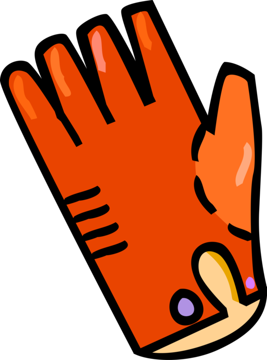 Vector Illustration of Winter Glove Provide Warmth in Cold Temperature