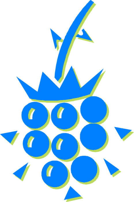 Vector Illustration of Bramble Fruit Raspberry Edible Fruit Berry