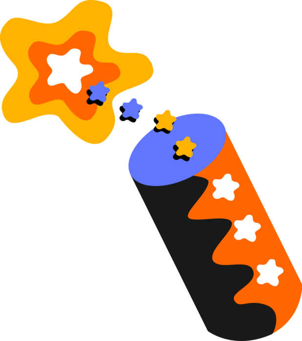 Vector Illustration of Dynamite and TNT Trinitrotoluene Bomb Explosive Material