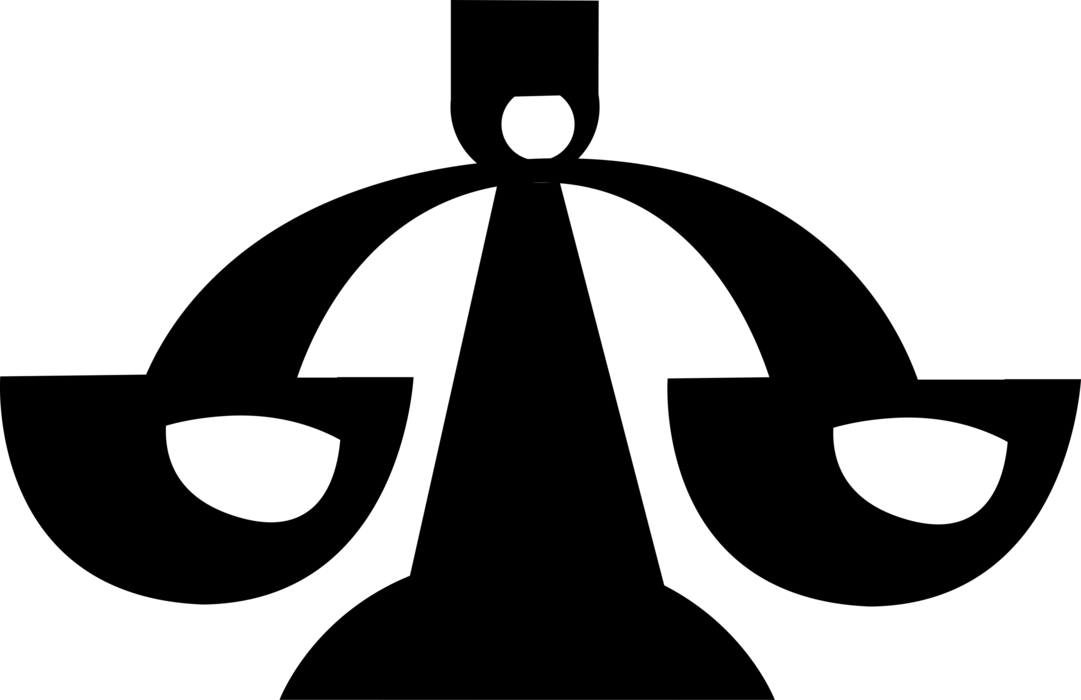 Vector Illustration of Weigh Scale Force-Measuring Device for Weight Measurement