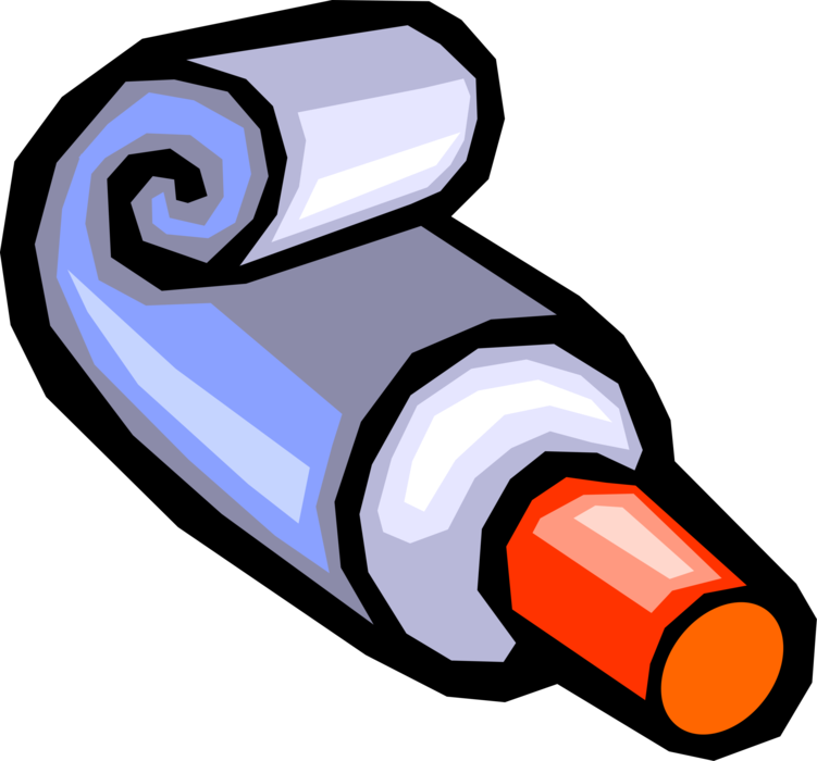 Vector Illustration of Visual Arts Artist's Tube of Red Paint