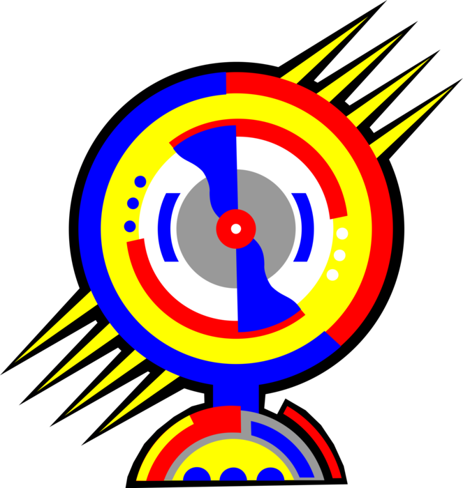 Vector Illustration of Wheel Game