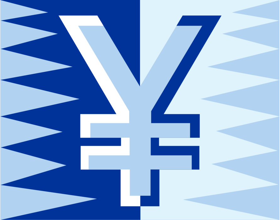 Vector Illustration of Japanese Yen Money Currency of Japan