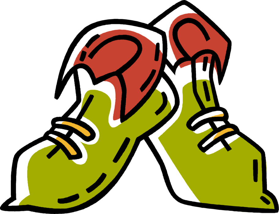 Vector Illustration of Mythological Elf Shoes Footwear