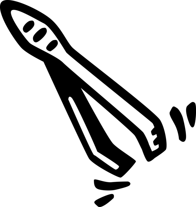 Vector Illustration of Eyebrow Tweezers for Plucking Hair and Manipulating Small Objects