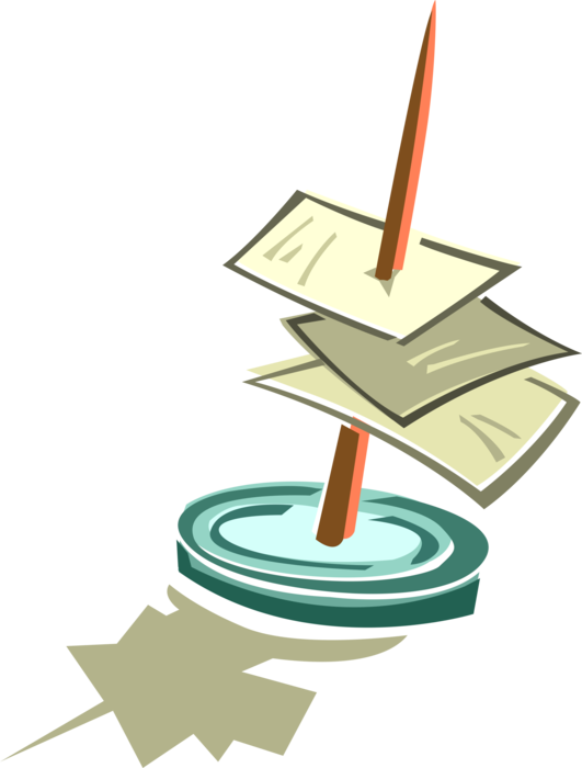 Vector Illustration of In-Box Receipts and Messages