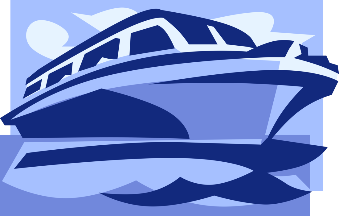 Vector Illustration of Sightseeing Tour Boat used in Tourism Takes Tourists on Leisure Travel Tours