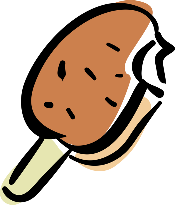 Vector Illustration of Popsicle Ice Lolly Pop Frozen Ice Treat