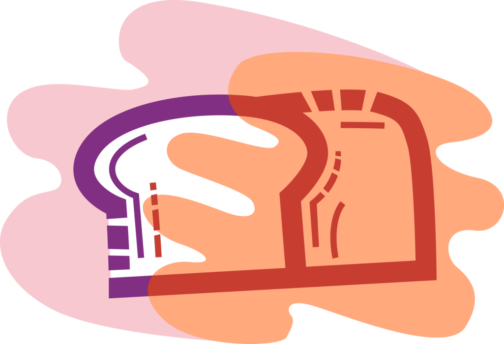 Vector Illustration of Fresh Baked Loaf of Bread