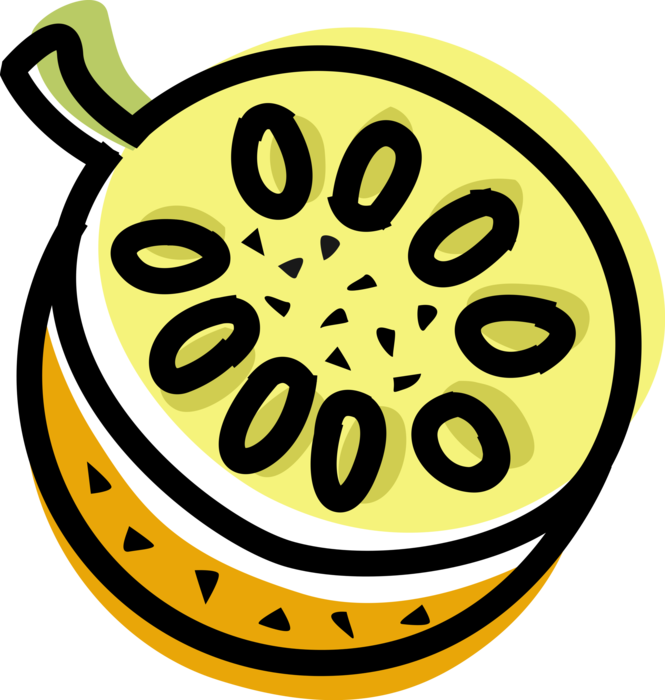 Vector Illustration of Guava Tropical Fruit Popular Ingredient in Punch, and Juice