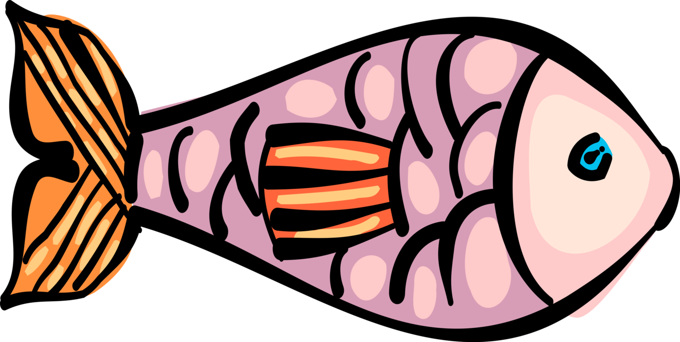 Vector Illustration of Marine Aquatic Fish