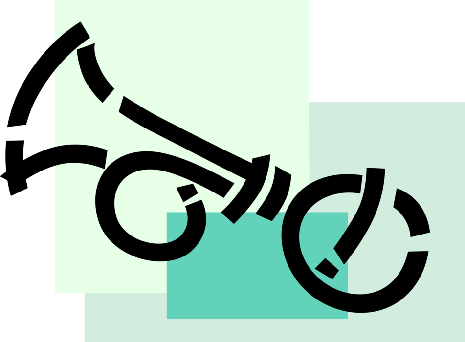 Vector Illustration of Bicycle Single Reed Bulb Horn