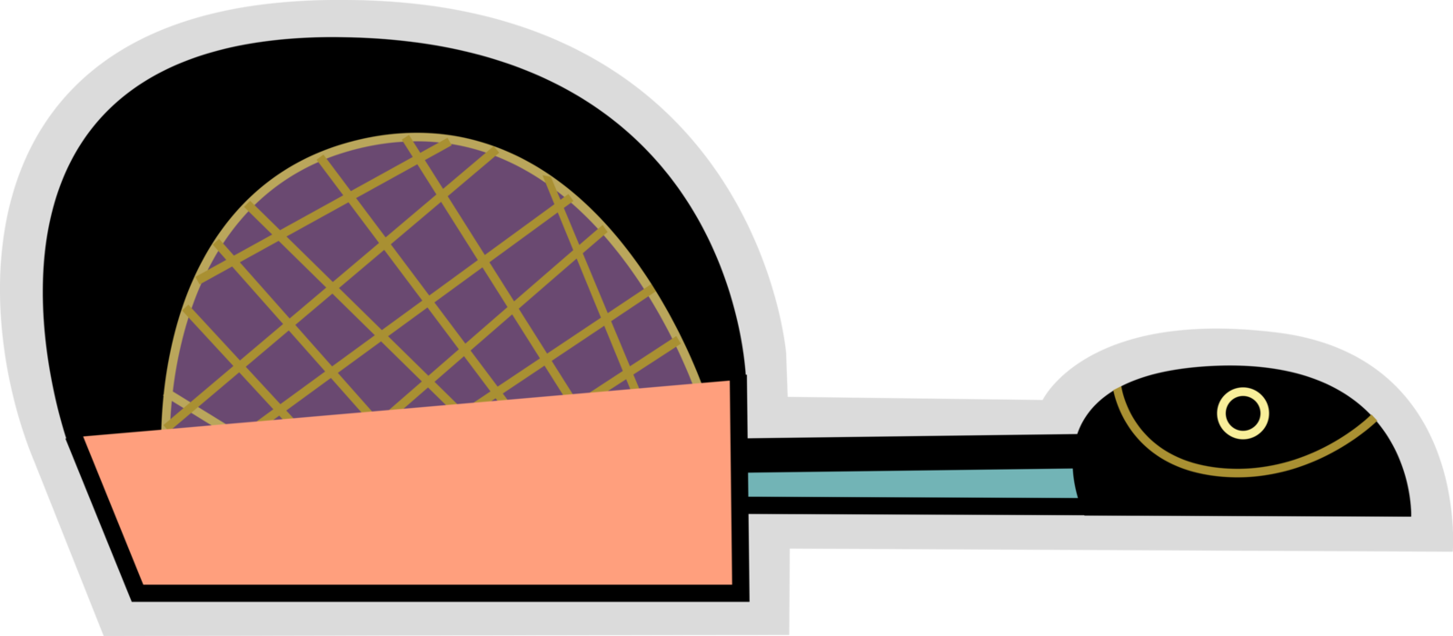 Vector Illustration of Frying Pan, Frypan or Skillet Pan for Frying, Searing and Browning Foods