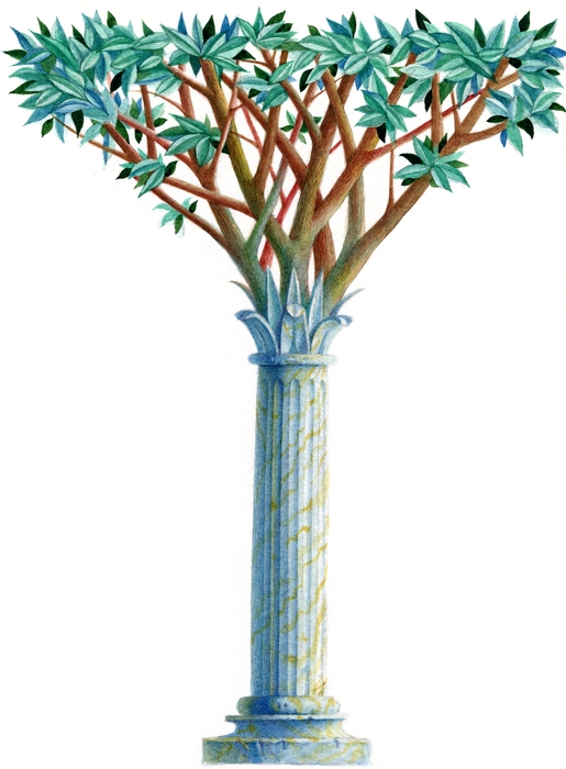 Tree with Corinthian Order Column