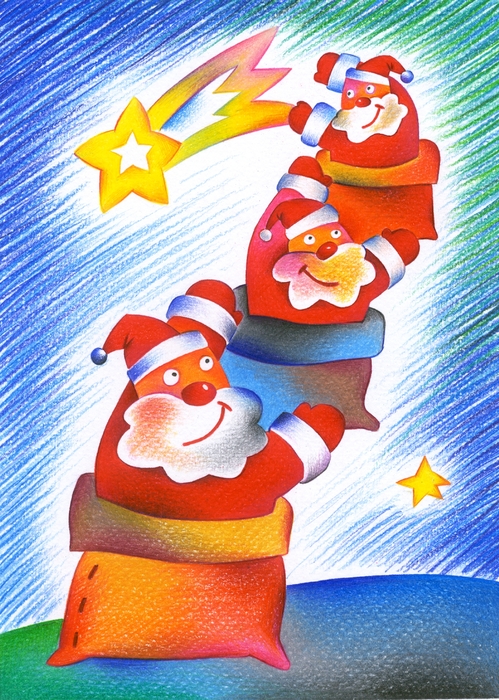 Santa Claus Reaches for the Stars
