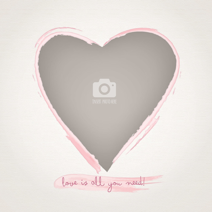 Valentine's Day Love is All You Need Photo Frame
