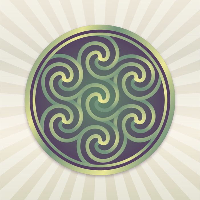 Celtic Symbols Triskelion Spiral