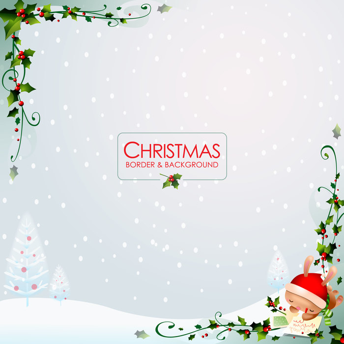 Christmas Border and Background